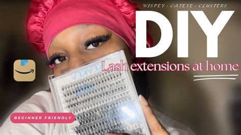 Diy Lash Extensions At Home How To Apply Amazon Lash Clusters