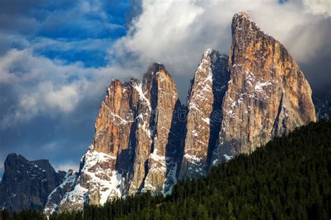 Dolomites Italian Alps Mountains Stock Image - Image of europe ...