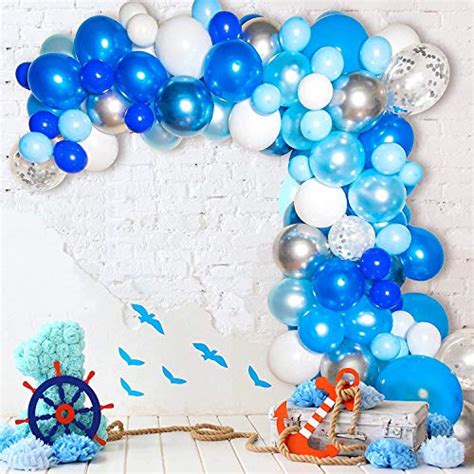 Kit D Arche De Ballons Bleus Lot De Ballons En Latex Bleu Marine