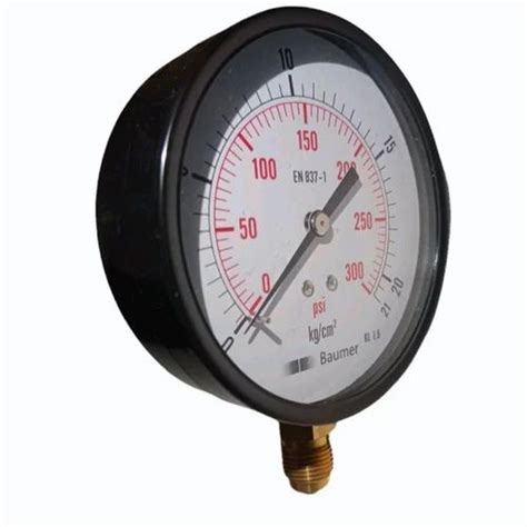 Inch Mm Baumer Commercial Pressure Gauge Bar At Rs In