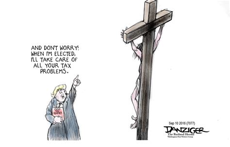 Trump the Christian - Danziger Cartoons