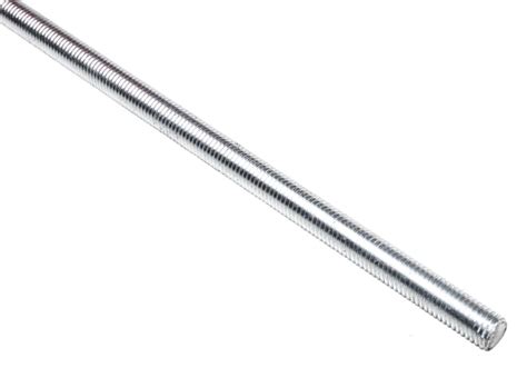 Rs Pro Rs Pro Zinc Plated Steel Threaded Rod M M Rs