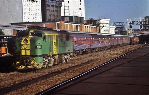 Green Loco 934 Runs Around The Overland Melbourne Spencer Street