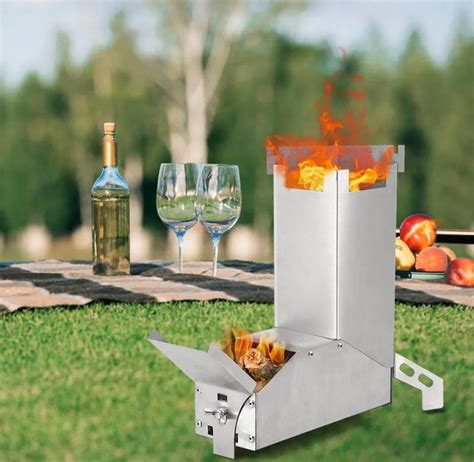 Camping Raketenofen Holzofen Rocket Stove Campingkocher Kaufen Auf