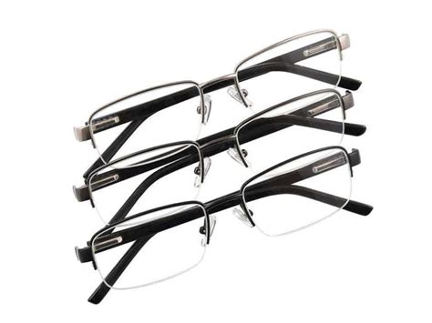 Design Optics by Foster Grant Lyden Semi-Rimless Rectangular Reading Glasses, 3-Pack 18.99 ...