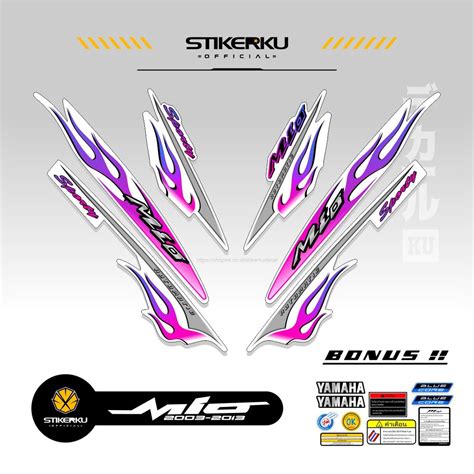 Mio Sporty Fire Striping Sticker Combo Philipina Old Mio Sticker Fire