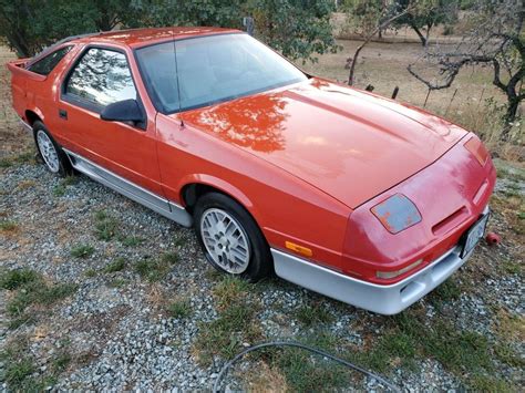 Dodge Daytona Hatchback Red Fwd Manual Es Classic Dodge Daytona