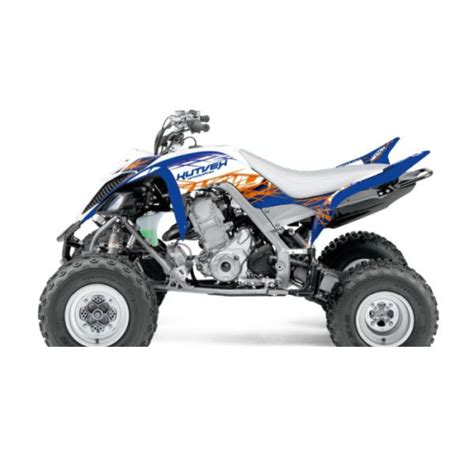 Kit D Co Quad Eraser Yamaha Raptor Bleu Orange