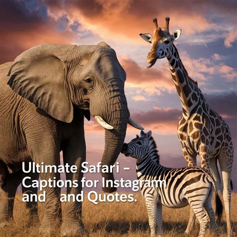 186 Ultimate Safari Captions For Instagram Quotes