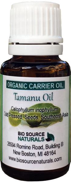 Buy Tamanu Organic Carrier Oil 30 Ml Biosource Store Bio