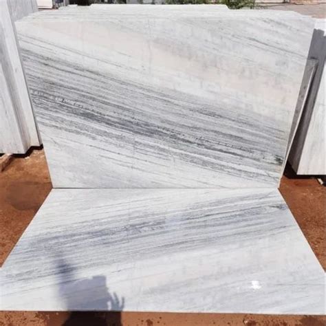 White Mm Makrana Dungri Marble Slab For Flooring At Rs Sq Ft In