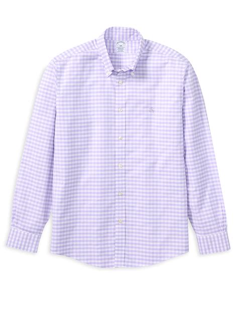 Brooks Brothers Non Iron Gingham Sport Shirt Hamilton Place