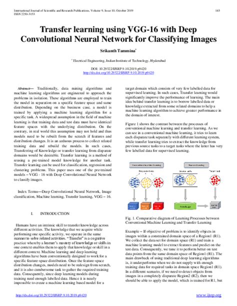 Pdf Transfer Learning Using Vgg 16 With Deep Convolutional Neural