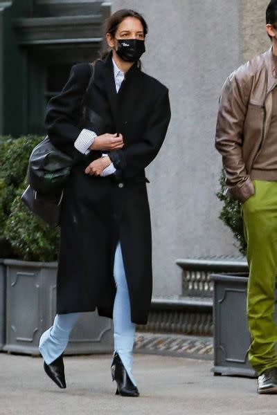 Katie Holmes Succombe Au Split Pant La Tendance Pantalon De