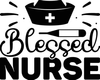 Blessed Nurse Cap Nurse T Shirt Design Free Svg File SVG Heart