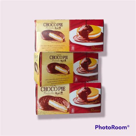 Jual Lotte Chocopie Isi 12 Pcs Shopee Indonesia