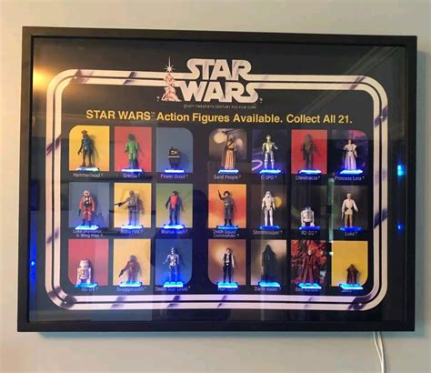 Star Wars action figure display case Action Figure Display Case, Toy ...