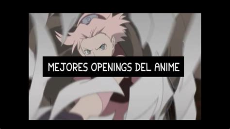 Los Mejores Opening Del Anime Tops Youtube