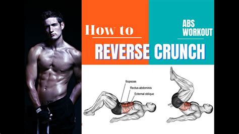 How To Do Reverse Crunche Lower Abs Abs Workout Youtube