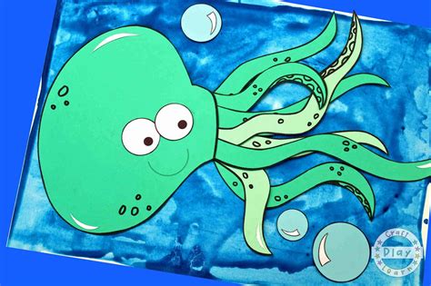 Easy Octopus Art And Craft Project For Kids Craft Play Learn