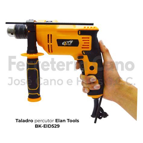 Taladro Elantools Percutor W V Bk Eid Ferreter A Cano