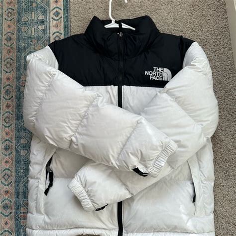 Like New White North Face Nuptse Puffer Jacket White North Face