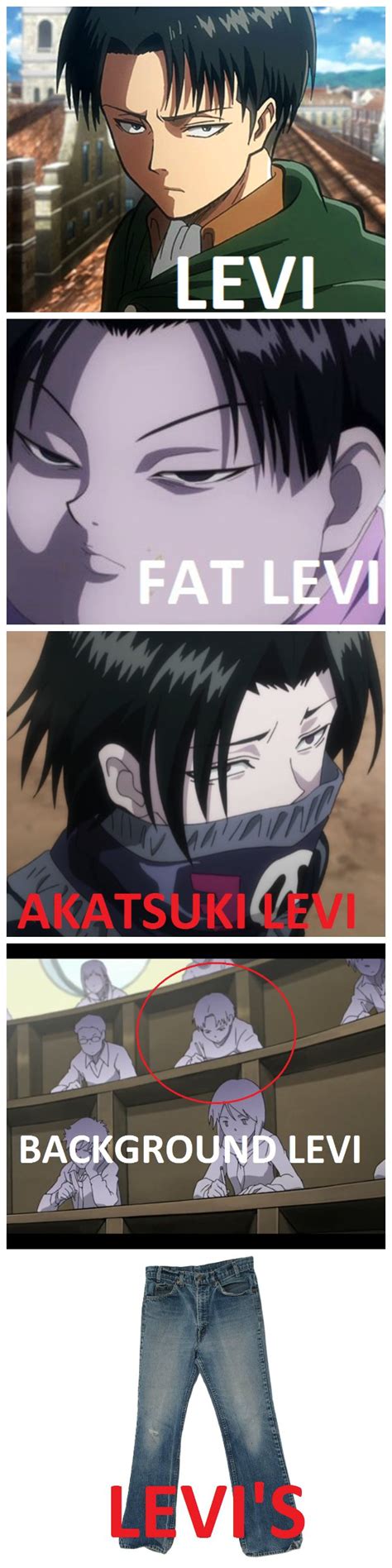 Leviception Fat Levi Hunter X Hunter Akatsuki Levi Hunter X