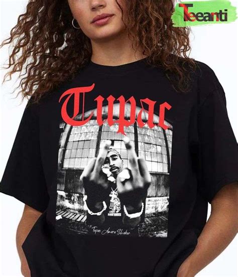 Tupac Shakur Rap Tour Concert Favorite T Shirt Bluefink