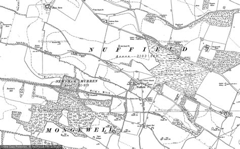 Historic Ordnance Survey Map of Nuffield, 1897