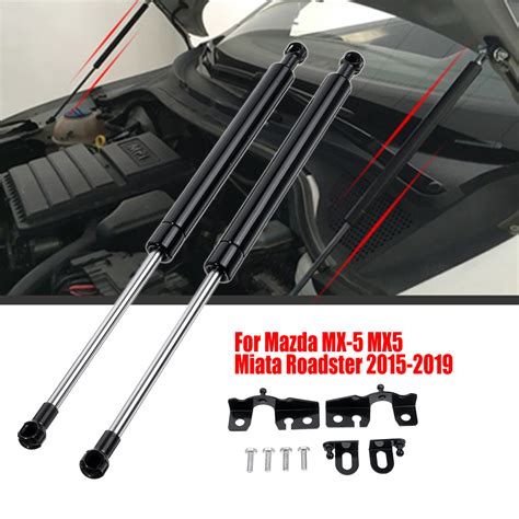 2pcs Front Bonnet Hood Gas Struts Shock Struts Damper Lift Supports For