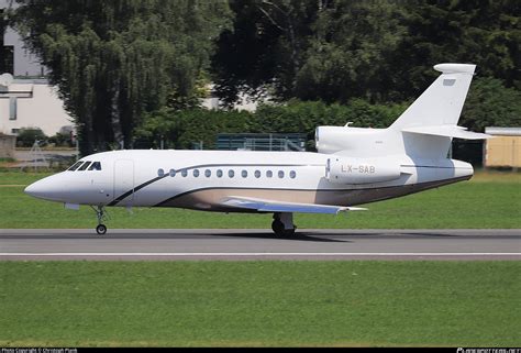 Lx Sab Global Jet Luxembourg Dassault Falcon Dx Photo By Christoph