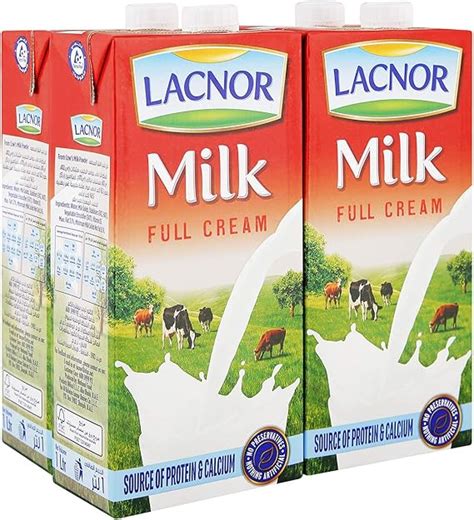 lacnor full cream milk  litre pack   amazonae grocery