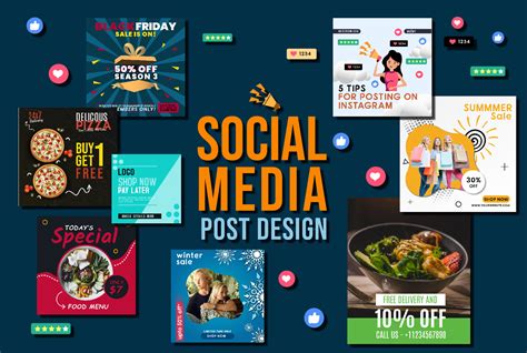 Create Professional 2 Social Media Post For Your Business For 10