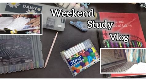 Weekend Study Vlog Aesthetic Study Vlog Vlog Youtube