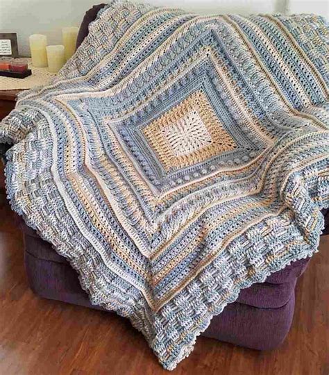 Study Of Texture Afghan Cal Free Crochet Pattern Artofit