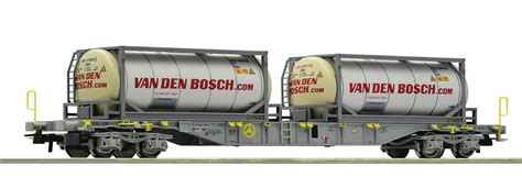 Roco 77347 Containertragwagen PKP DC H0 Bücherbuben