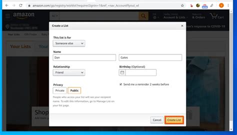 How to Create, Share, and Search Amazon Shopping List - Itechguides