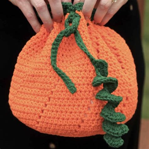 Pumpkin Treat Bag Free Crochet Pattern Nana S Crafty Home Crochet