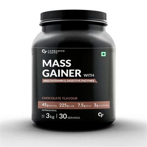 Chocolate Mass Gainer With Multivitamin Digestive Enzymes 3 Kg At Rs