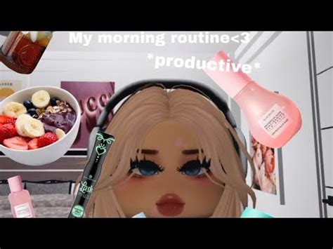 My Productive Morning Routine Relaxing Bloxburg Roleplay Youtube