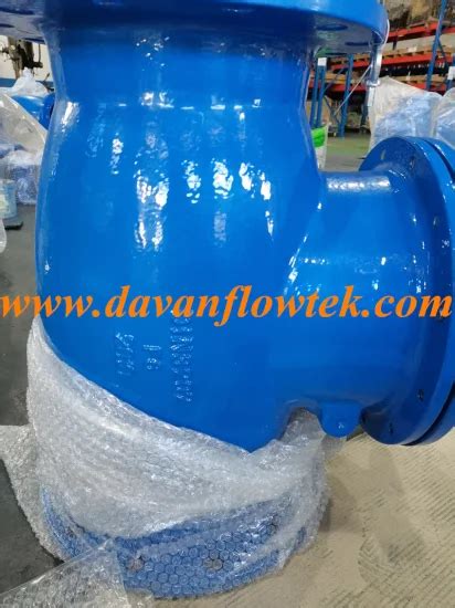 Ductile Cast Iron Gg Din Standard Flanged Water Blue Brass Seat Swing