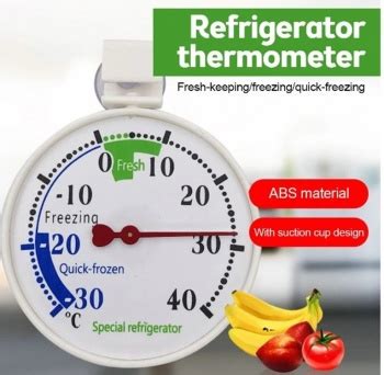 Fridge Thermometers Freezer Thermometers