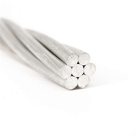Bare AAAC ACSR Conductor BS IEC Standard Overhead Stranding Wire High
