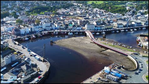 Aerial View Of Ramsey Harbour Isle Of Man 25917