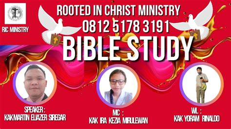 YOUTH BIBLE STUDY ROOTED IN CHRIS MINISTRY APA MAKSUD PENDAMAIAN