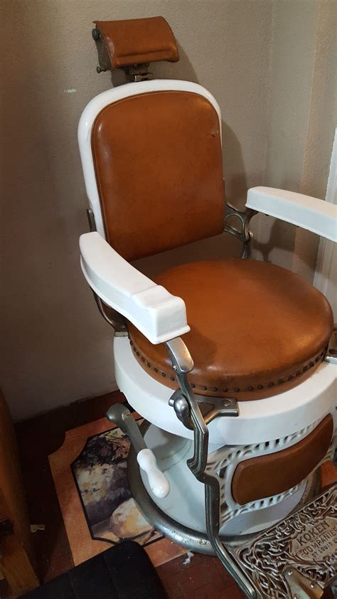 Original 1930s Koken Barber Chair