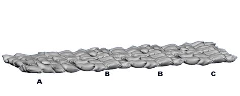 Verlegte Sandsäcke 3D Druck Siebert Modellbau