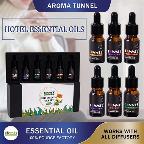 6 Scent Set Aroma Tunnel 10ml Hotel Series Water Soluble Essential Oil