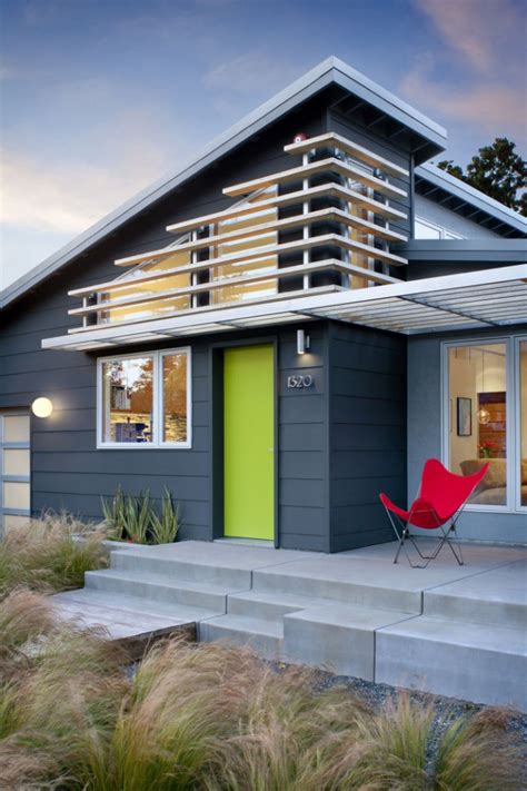 17 Gorgeous Mid-Century Modern Exterior Designs of Homes For The Vintage Style Lovers