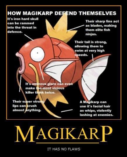 Magikarp is the greatest fish. | Magikarp | Know Your Meme